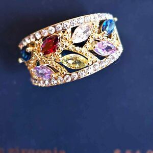 JCP SPARKLE ALLURE CUBIC ZIRCONIA RING Size 7 New In Box